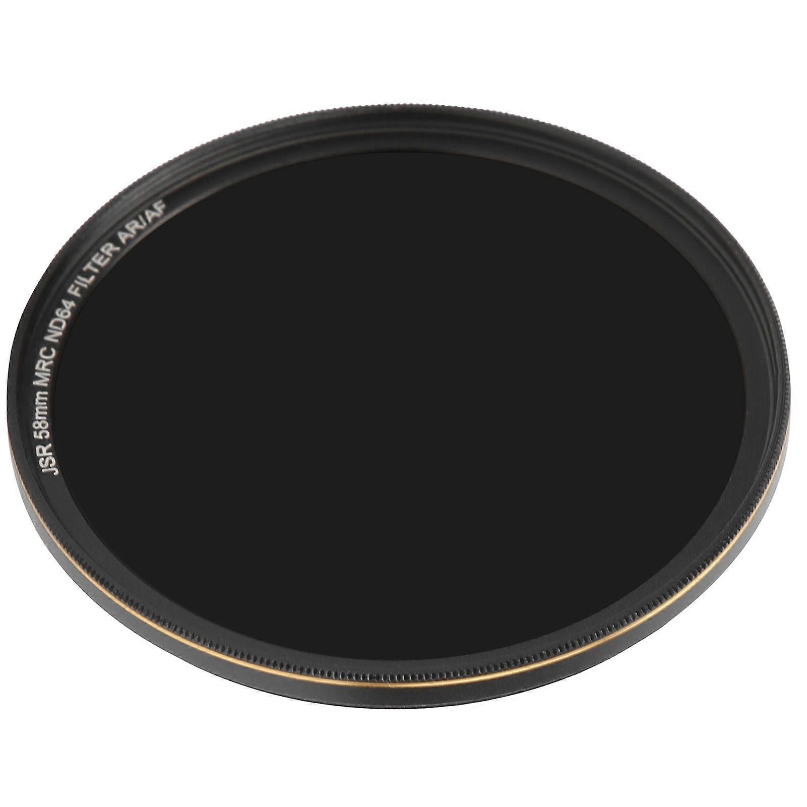 Junestar ND Filter MultiLayer Coating Neutral Density ND64 Waterproof Ultrathin Filter for Camera(58mm(JSR-5421) )