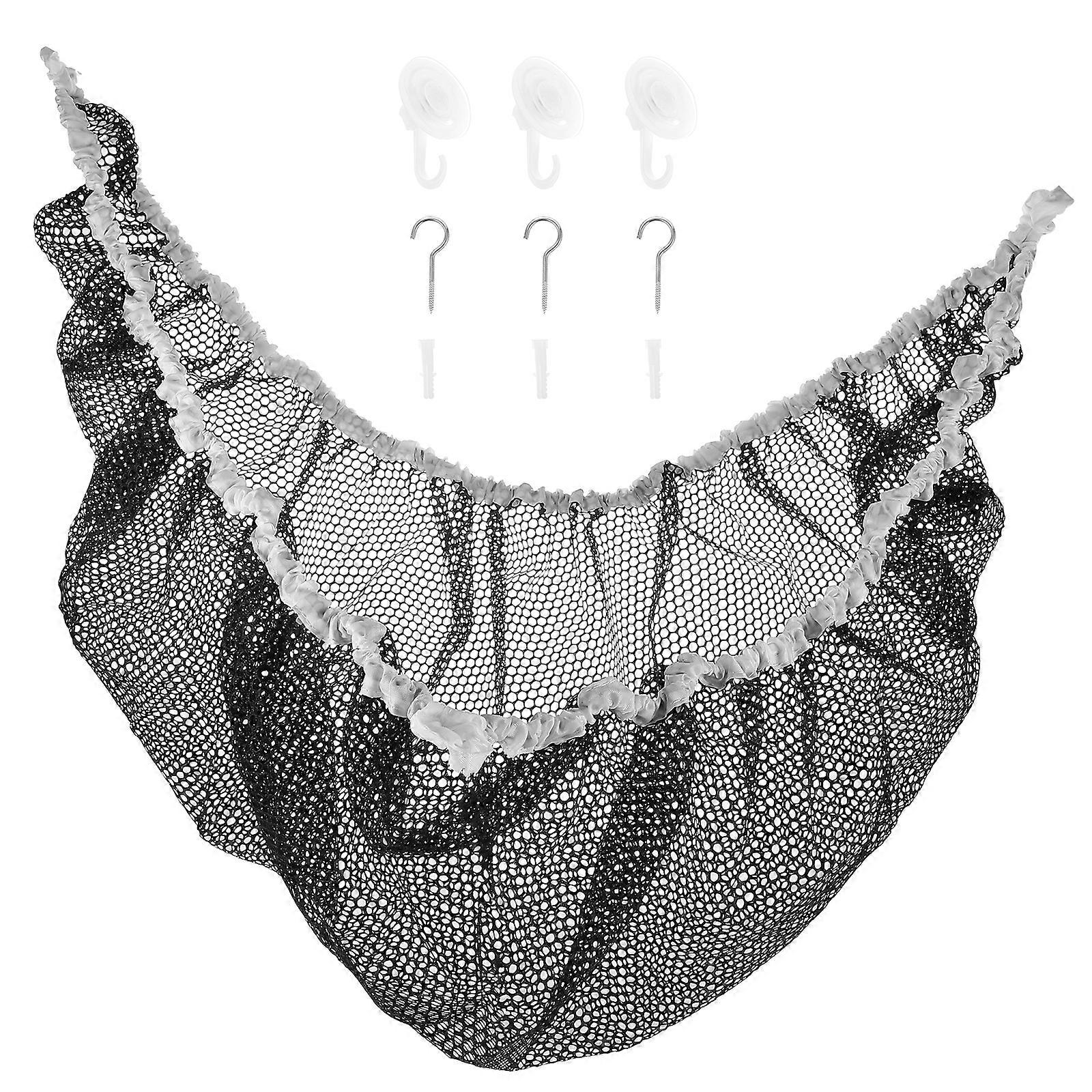 Fluffy Stuffed Animals Children Toy Storage Net Wall Corner Mesh Playroom Hammock Toys Storage Mesh