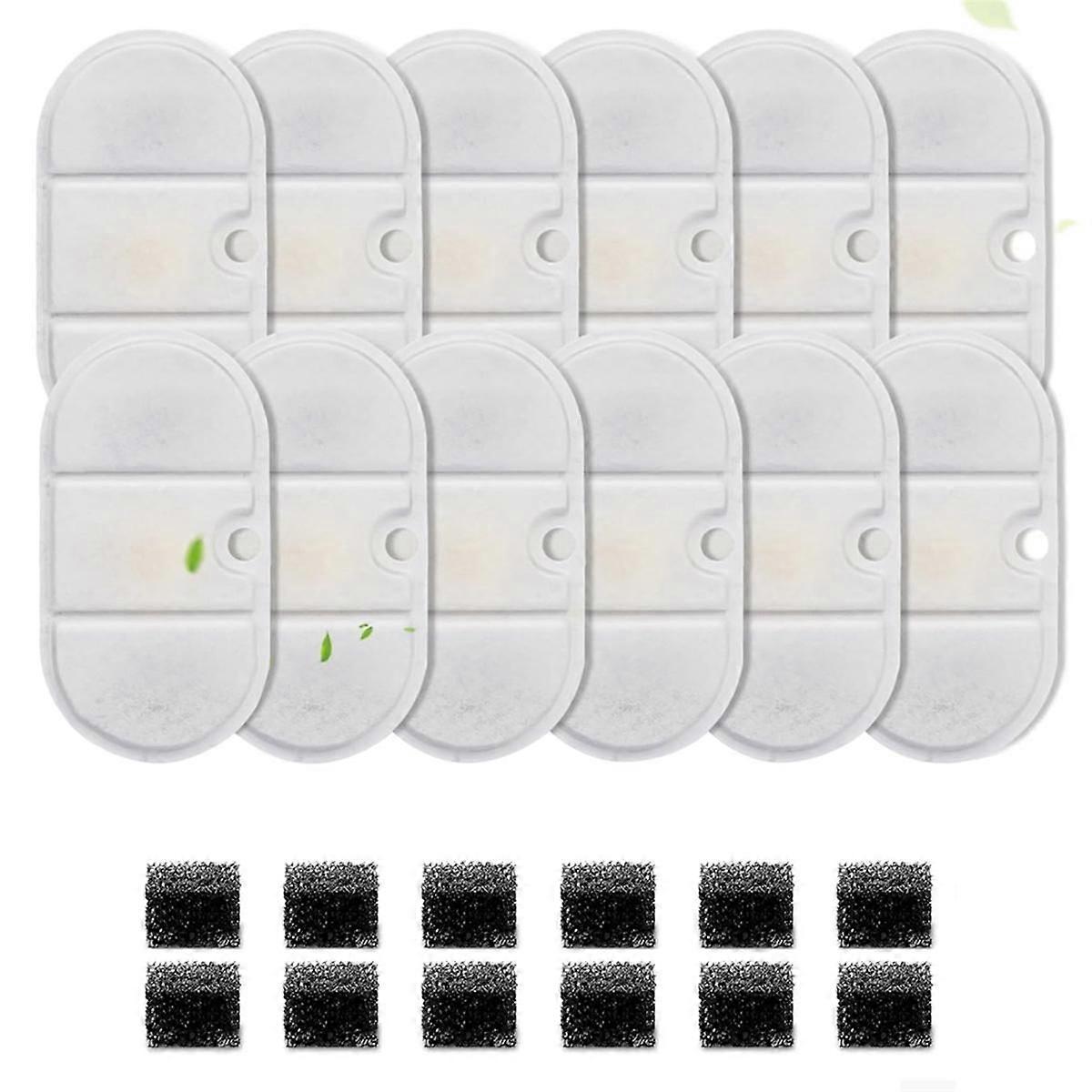 Cat Water Fountain Replacement Filters for 71oz/2.1L Pet Fountain Triple Filtration Water Fountain