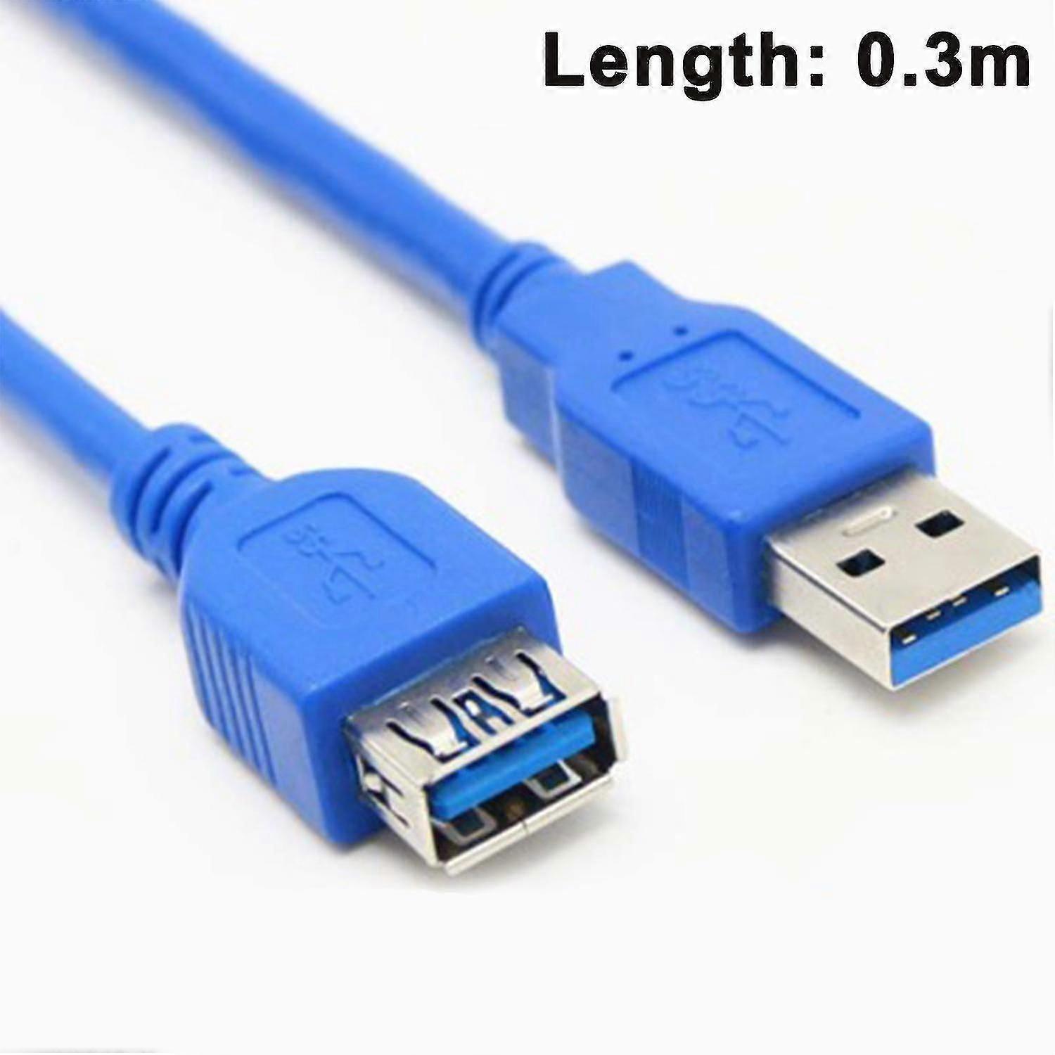 Usb 3.0 Extension Cable 3m, Data Cable Superspeed Up To 5gbit / S