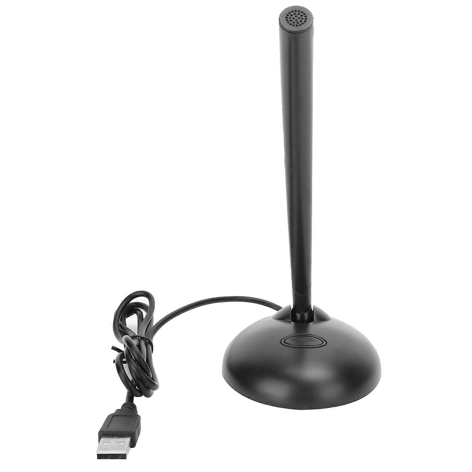Plug & Play Desktop Omnidirectional USB Microphone for Recording and Chatting