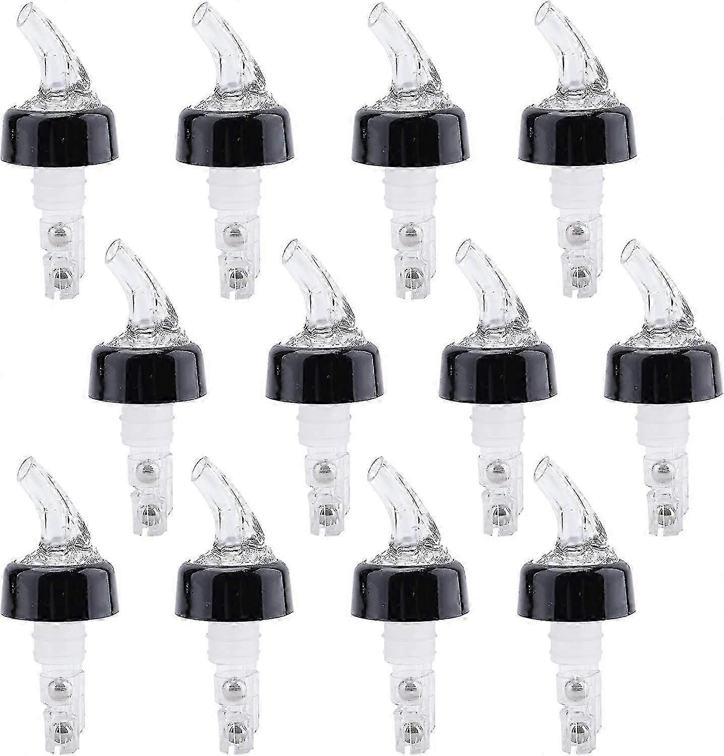 12 Pack Automatyczny odmierzony nalewacz butelek, 30 ml wylewki barowe, które nie przeciekają, Quick Shot Spirit Measure Pourer Napoje Dozownik koktajli do wina Home Bar To