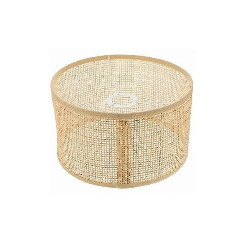 Wicker Rattan Lampshade for Ceiling, Table, and Floor Lamps, Indoor Use