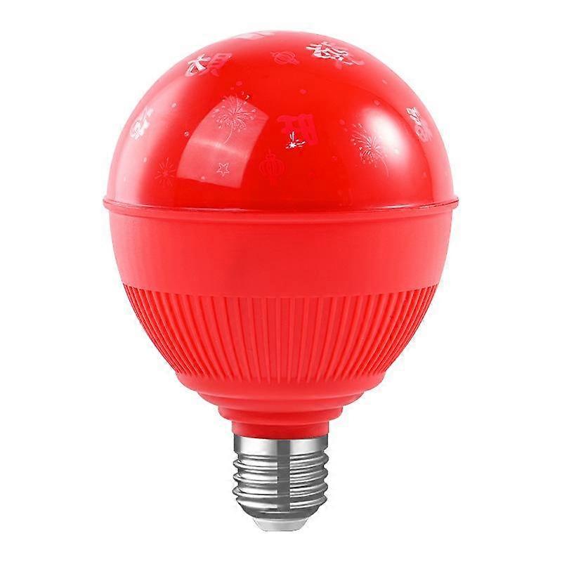 Wealth Lamp LED New Year Lantern Colorful Spring Festival Chinese Fuzi Light Bulb Red Atmosphere Lamp Home Decor