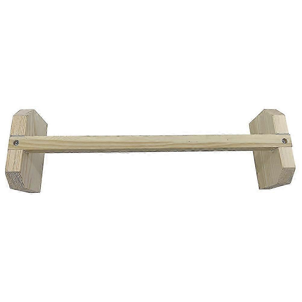 Perch for Bird Chicken Parrot Wood Stand Toy Smooth Polished Table Playstand