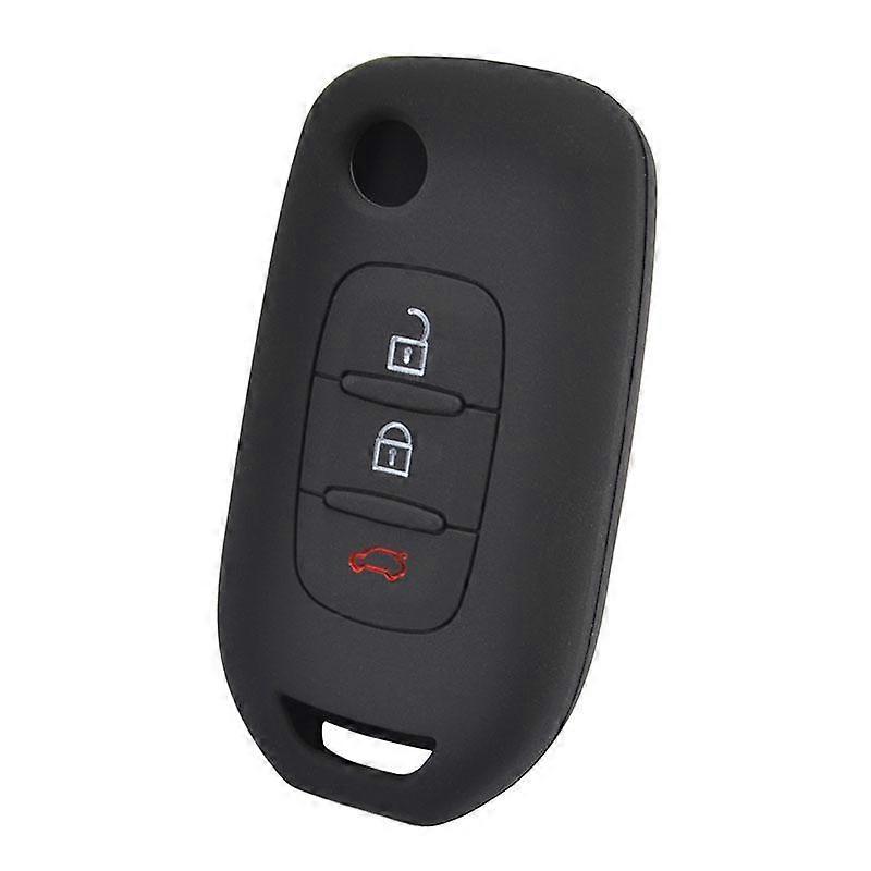 For Renault Kadjar Captur Symbol Koleos Megane 2016-2018 Key Case Cover Skin Holder 3 Button