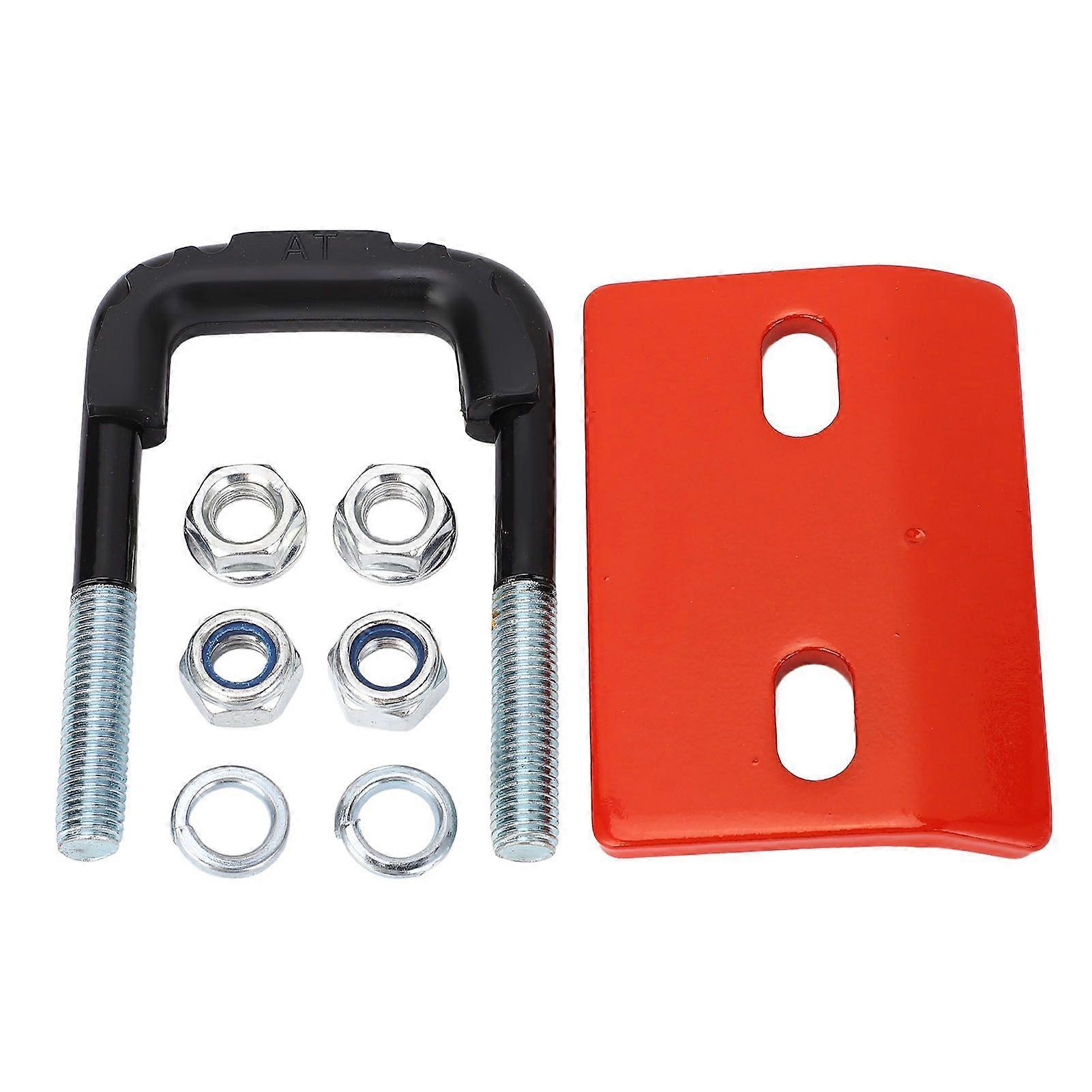 Trailer Hitch Tightener Anti Rattle Clamp Carbon Steel Zinc Heavy Duty Steel Stabilizer for 1.25in and 2 Inch Hitches Red MK6123