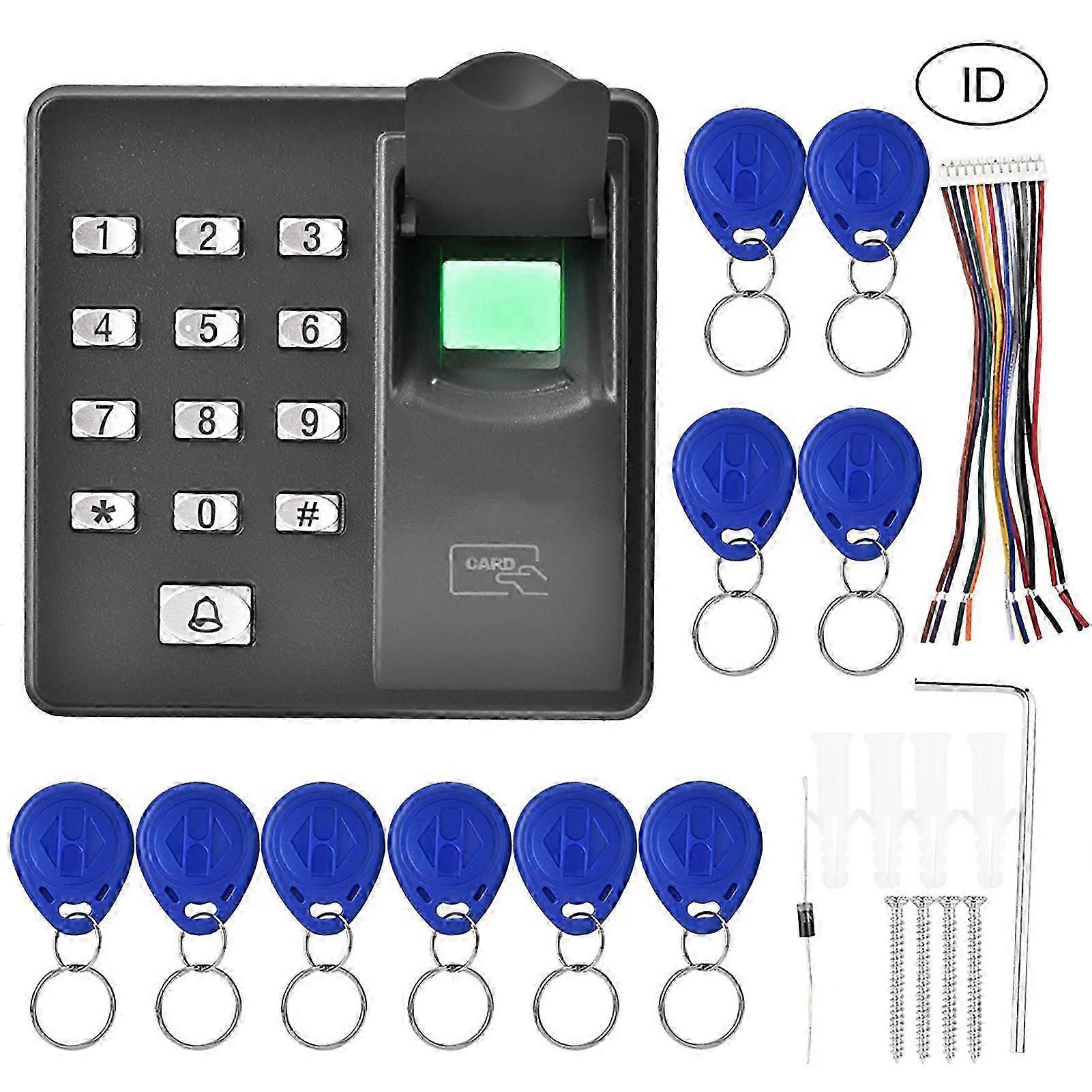 RFID Reader Biometrics Waterproof Fingerprint Door Access Control Smart Card (ID)