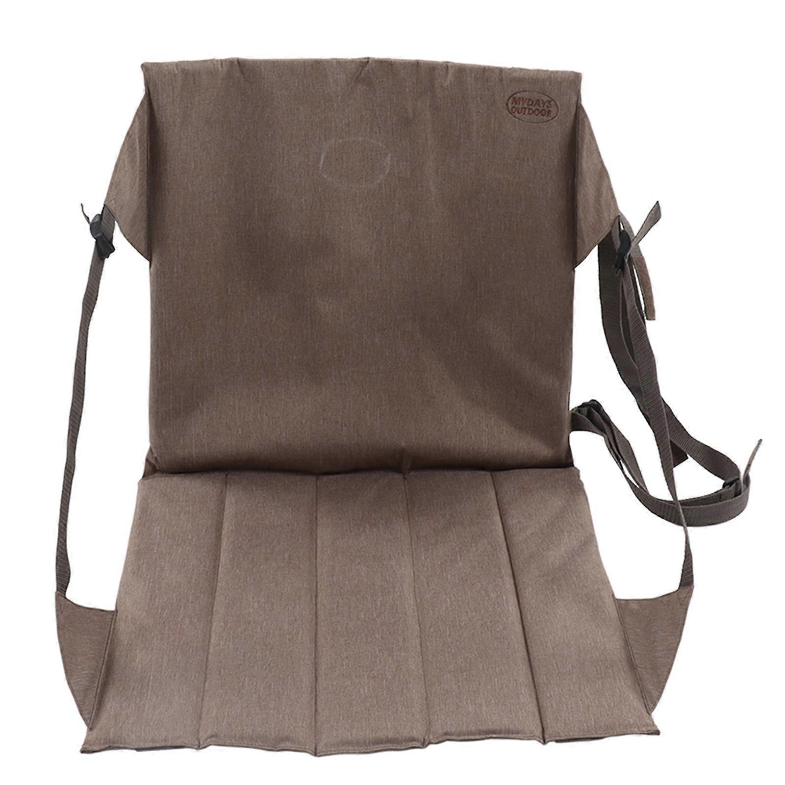 Foldable Hiking Cushion with Mesh Pocket for Outdoor Use