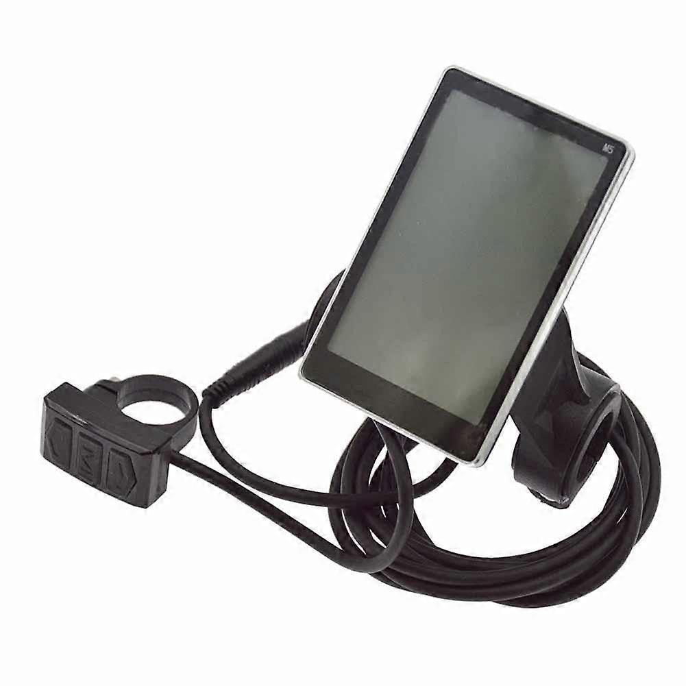 Electric Bike Display for 31.8mm and 22.2mm Handlebars, Waterproof LCD, Compatible with Most E-Bikes