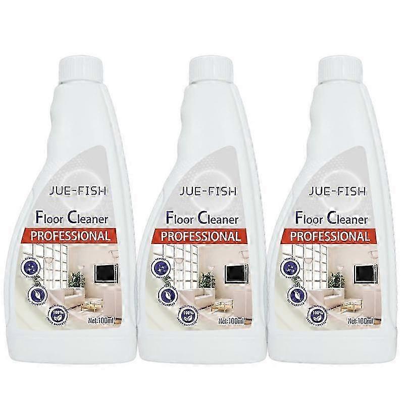 3pcs Floor Cleaner For All Robot Vaccum And Mop, Floor Cleaning Liquid Solution Compatible Roborock
