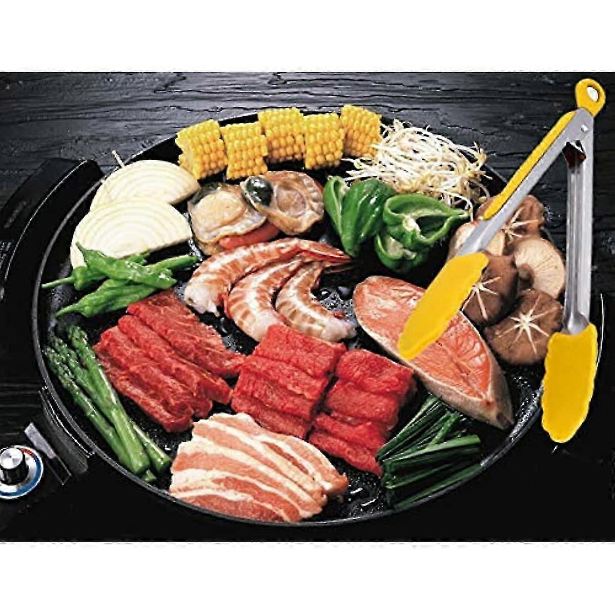 heat-resistant silicone kitchen tongs - , 600°f with handle for bbq, salad serving & cooking - home & kitchen - Australia