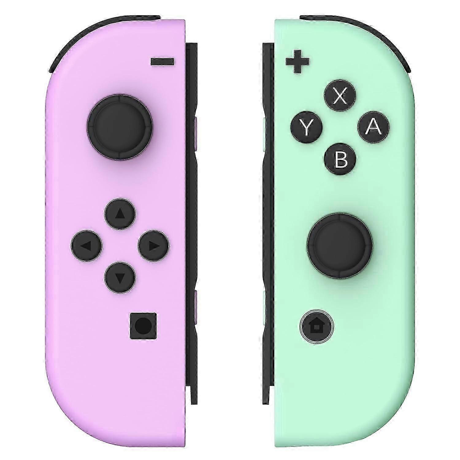 Joycon Controller Compatible with Switch, Wireless Joy Cons Replacement for Switch Controller, Left and Right Switch Joycons Support Dual Vibration/Wa