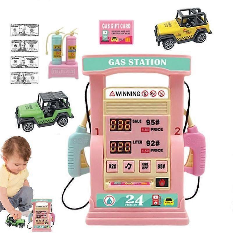 Petrol Station Toy Analog Voice Prompt Intelligent Early Developmental Parent-child Interactive Educational Toys
