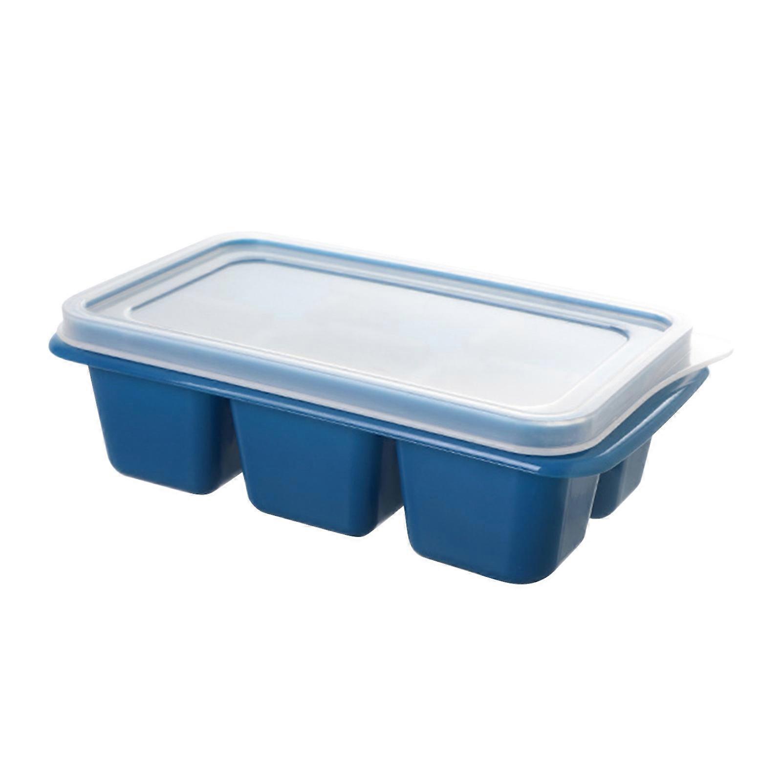 Fruit Ice Tray With Lid Home DIY Ice Cream Summer Stackable