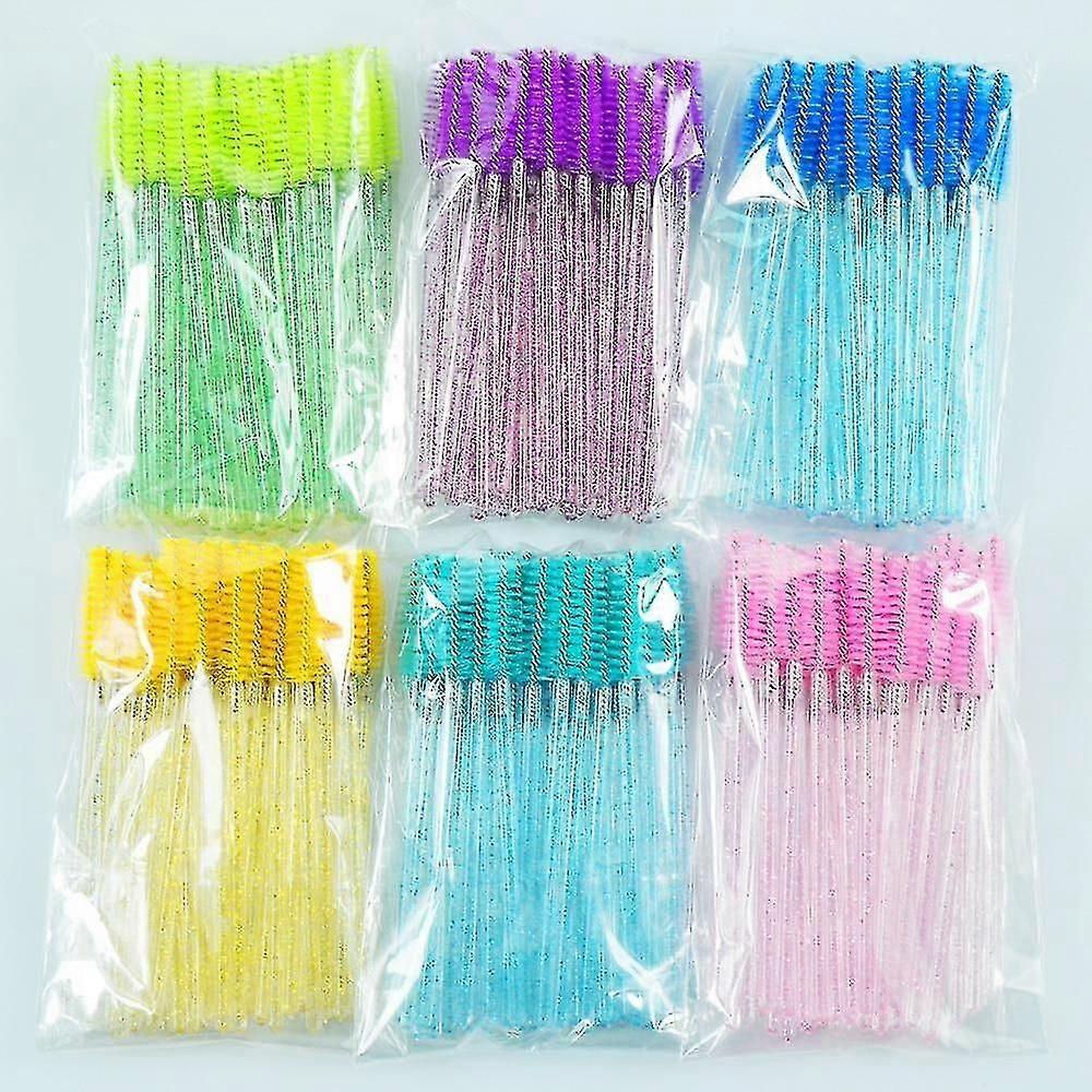 Eyelash Makeup Brushes - Disposable Mascara Wands Applicator Spoolers Eye