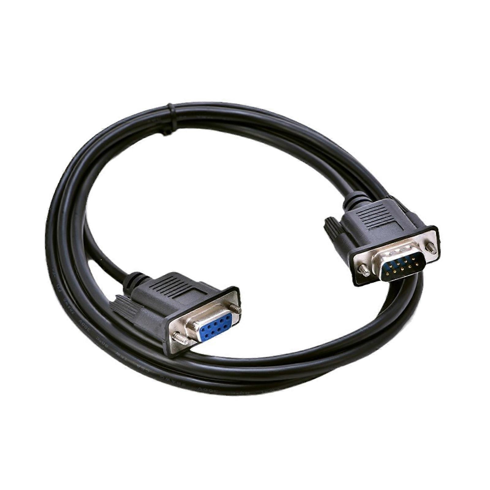 DB9Pin Serial Cable RS232 Connection Cord Fast Data Transfer Computer Programming Cable Multicolor