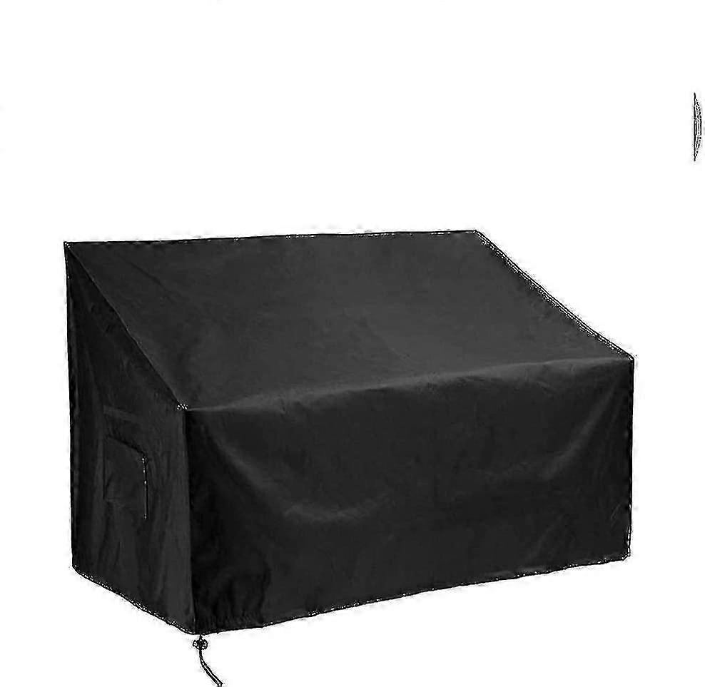 غطاء مقعد حديقة مقاوم للماء 2 مقعد ، واقي أثاث خارجي متين لجميع الأحوال الجوية