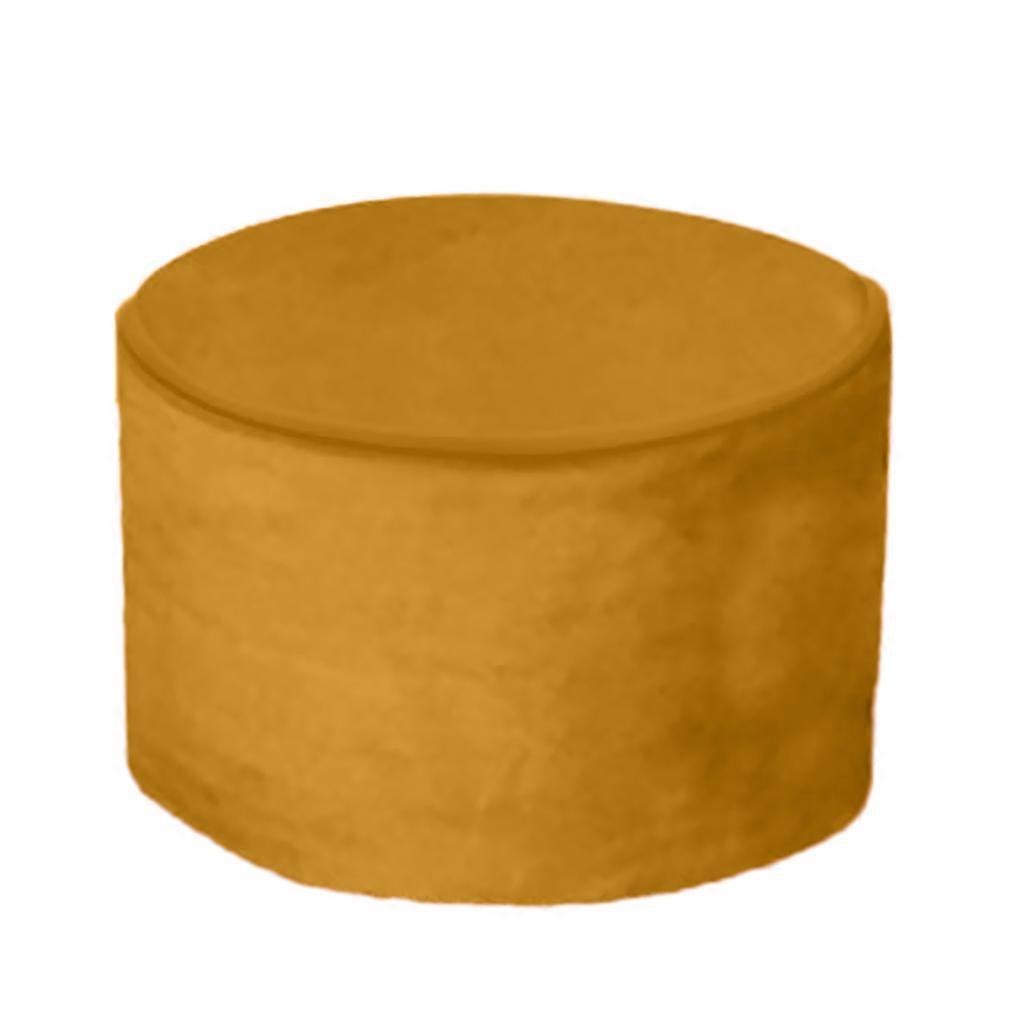 Solid Color Cover Ottomans Round Stool Cover without Filling - Available