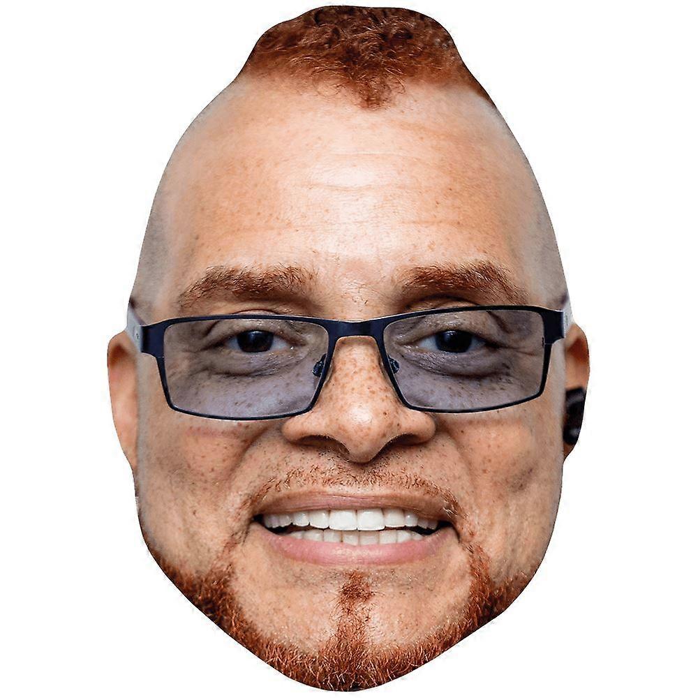 Sinbad (bril) groot hoofd. Groter dan levensgroot masker.