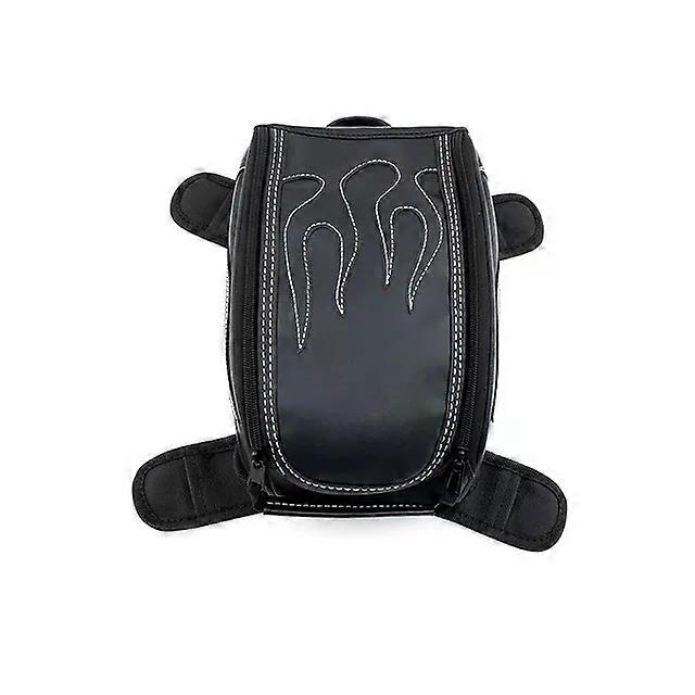 Waterproof Magnetic Motorcycle Retro PU Leather Oil Fuel Tank Travel Bag compatible for