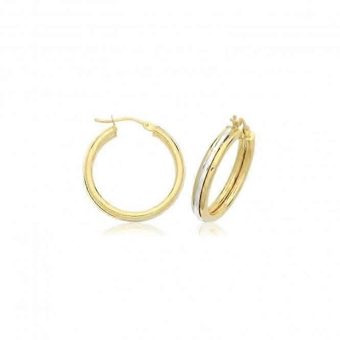 9ct Yellow Gold Hoop Earrings ER1219