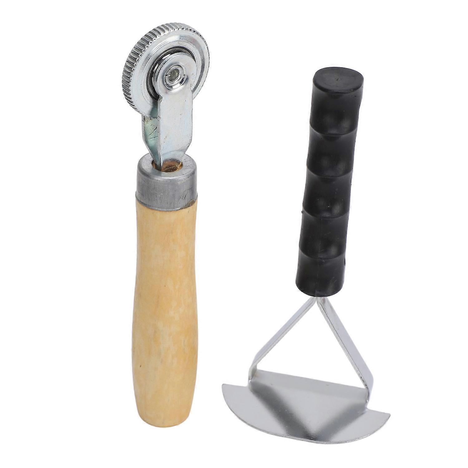 6mm Tire Patch Roller Scraper Set Tyre Puncture Repair Tools Kit Tire Repair Grinding Accessories fo