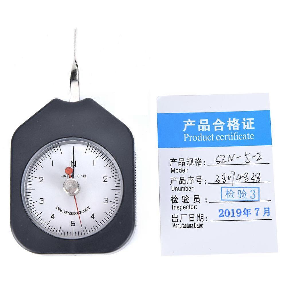 Plastic Pointer Type Double Needles Tension Meter Analog Dial Gauge Measuring Tool(SZN-5-2)