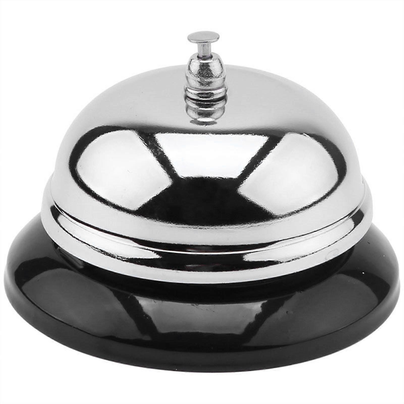 Service Bell Rust Proof Clear Sound Metal Structure Hand Pressed Desk Bell for Hotel Restaurant Home