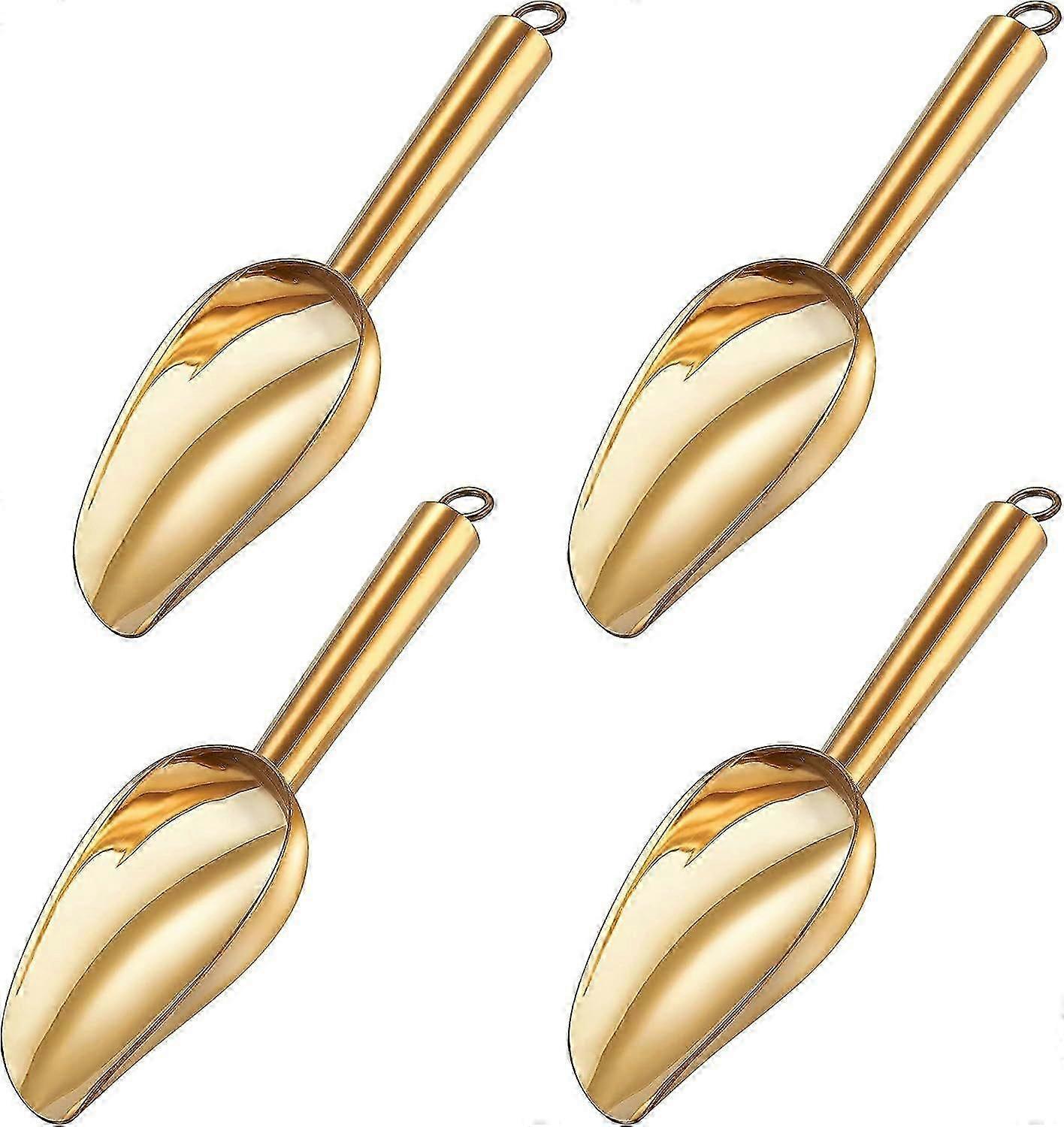 Mini Scoop Set Of 4, 3 Oz Small Canister Jar Scoops, Candy Utility Scoops