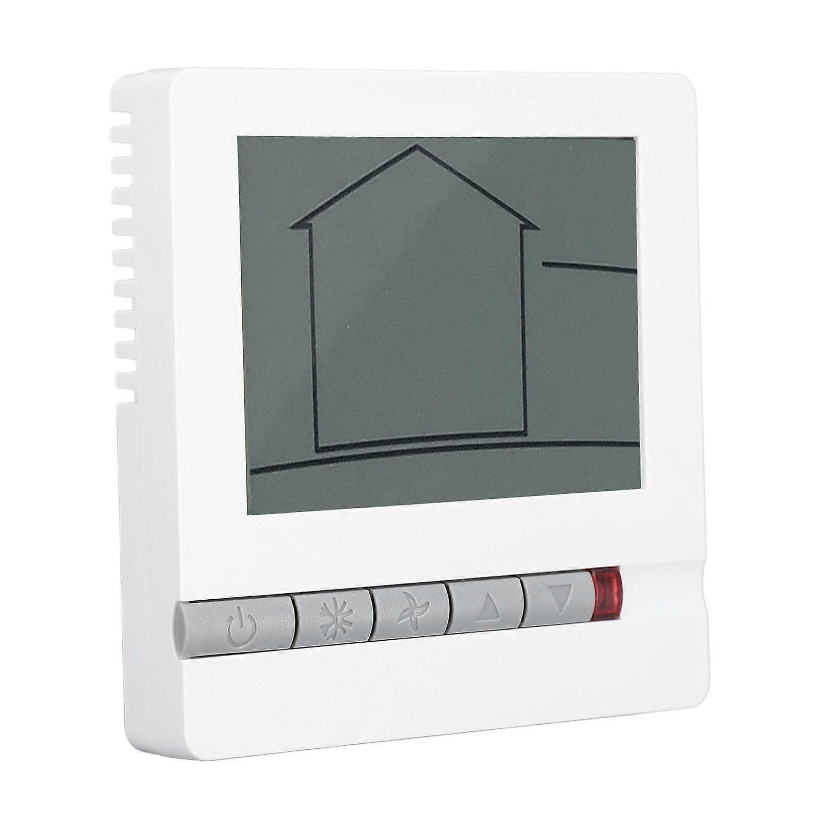 Digital Smart Thermostat LCD Screen Brushless Fan Smart Home Thermostat Temperature Controller for Room Heating 