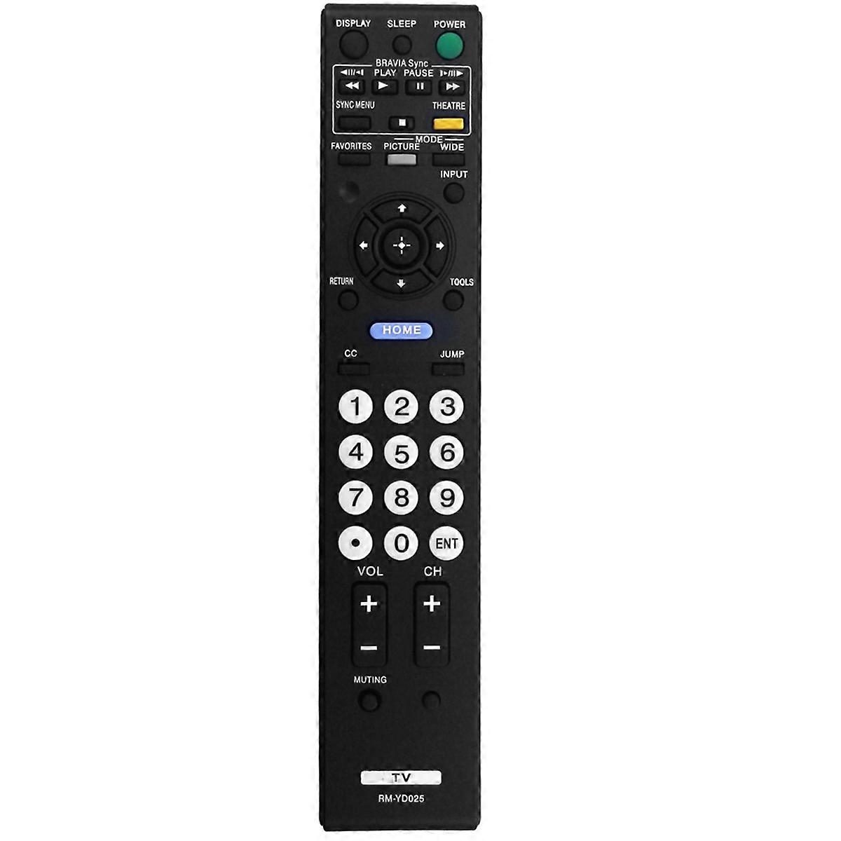 RM-YD025 Remote Control for Sony Bravia TV KDL 32L4000 37L4000