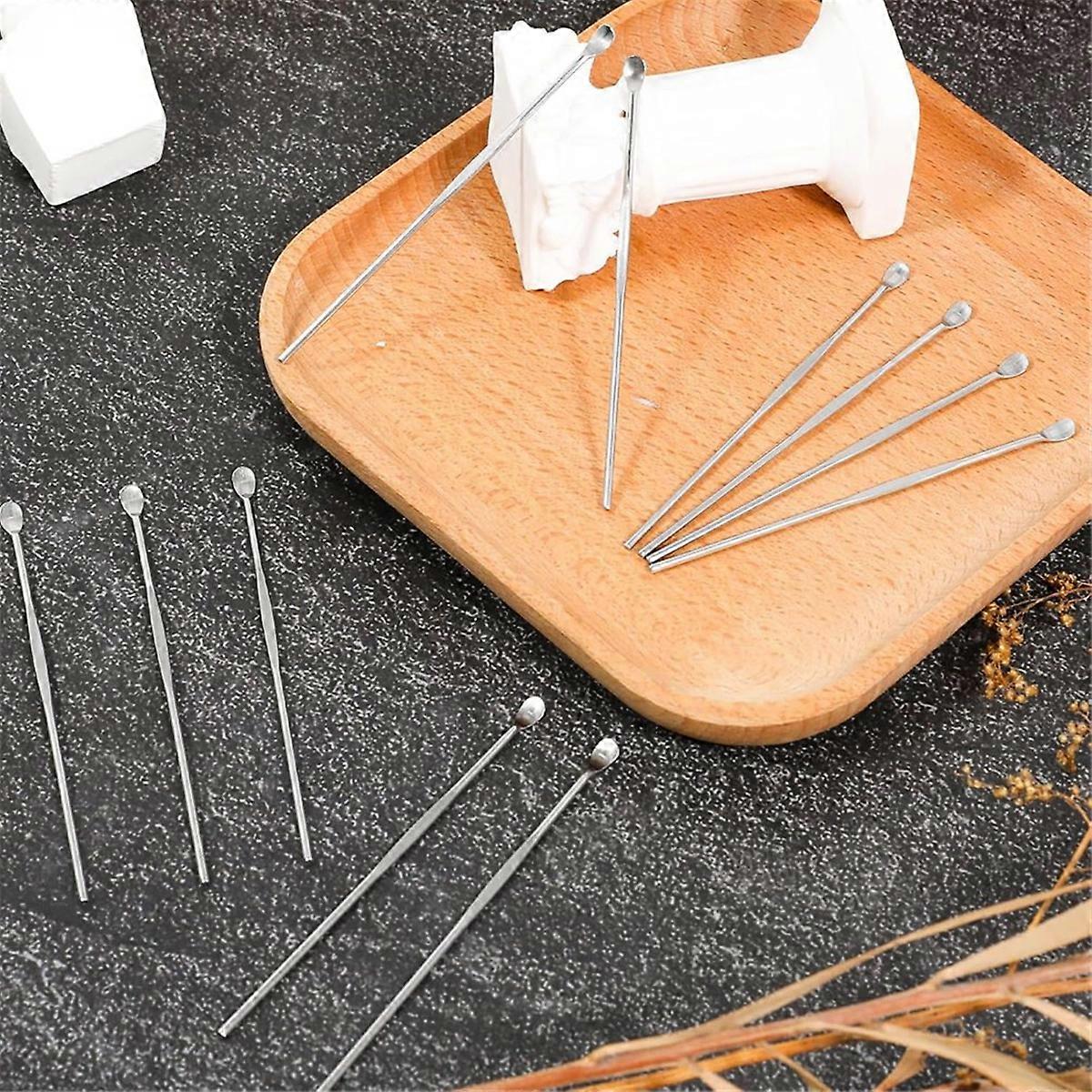 100 Pieces Wax Carving Tool Sculpting Spoon EarWax Removal Tool Set