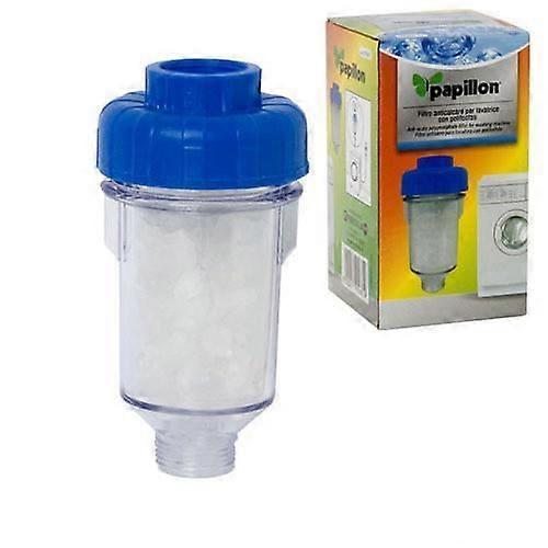 Filter for washing machine with polyphosphate salts