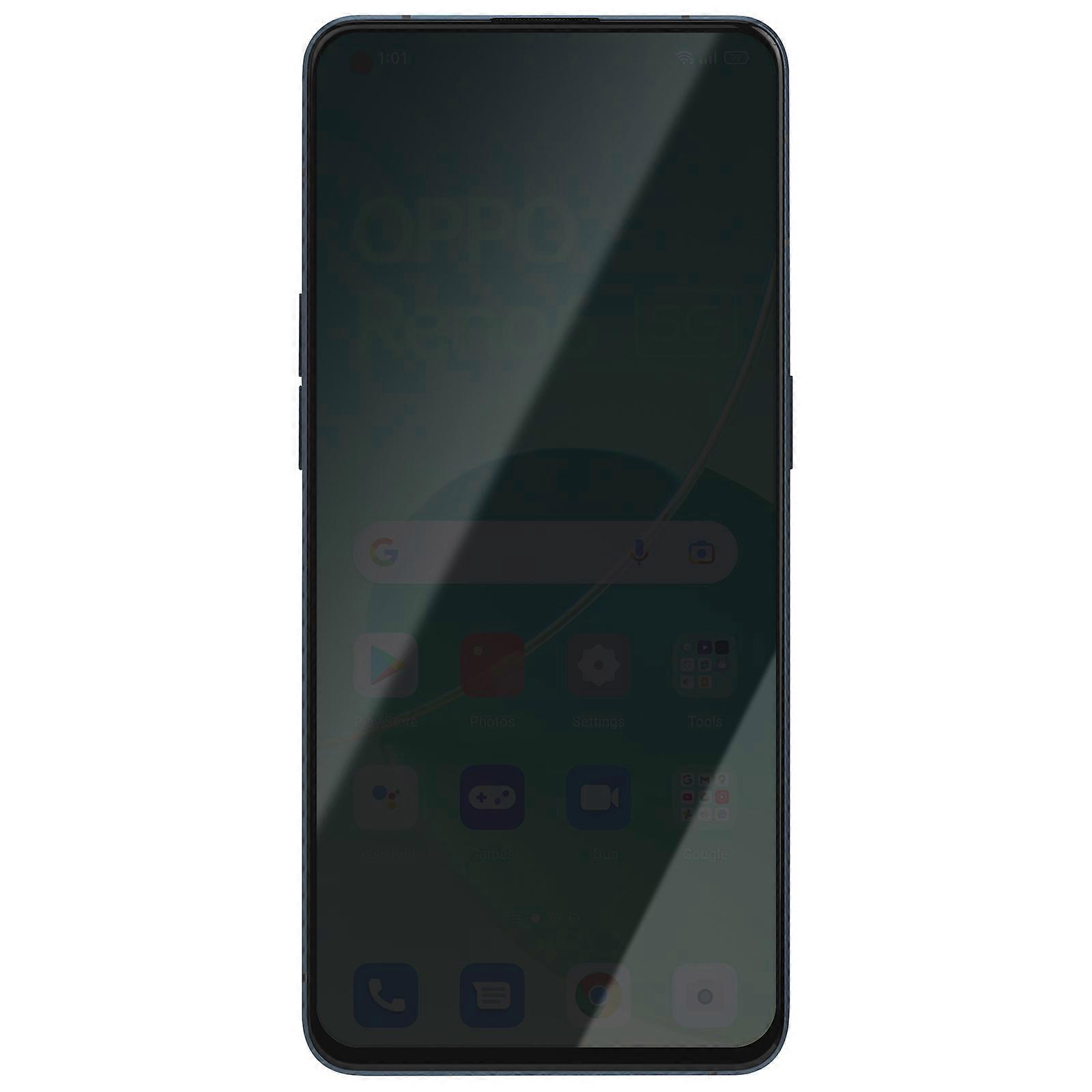 LCD Screen + Touch Glass for Oppo Reno 6 with Frame, Black