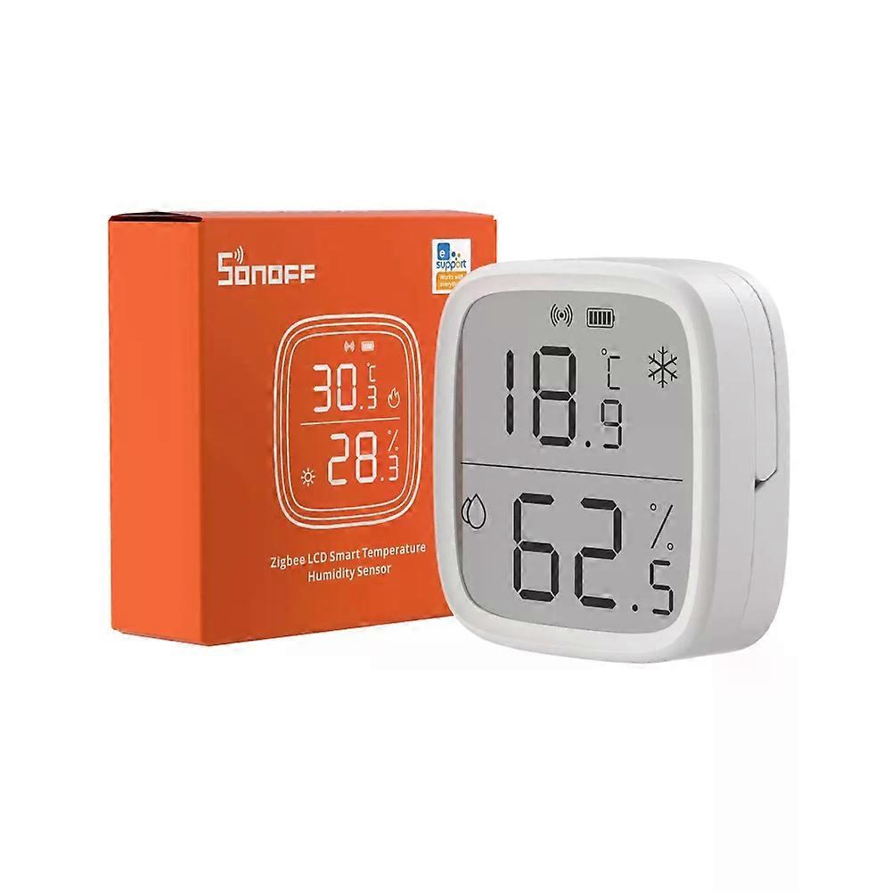 SONOFF SNZB-02P SNZB-02D ZigBee Temperature Humidity Sensor Smart Home EWeLink Real-time Monitor Work With ZBBridge Alexa Google