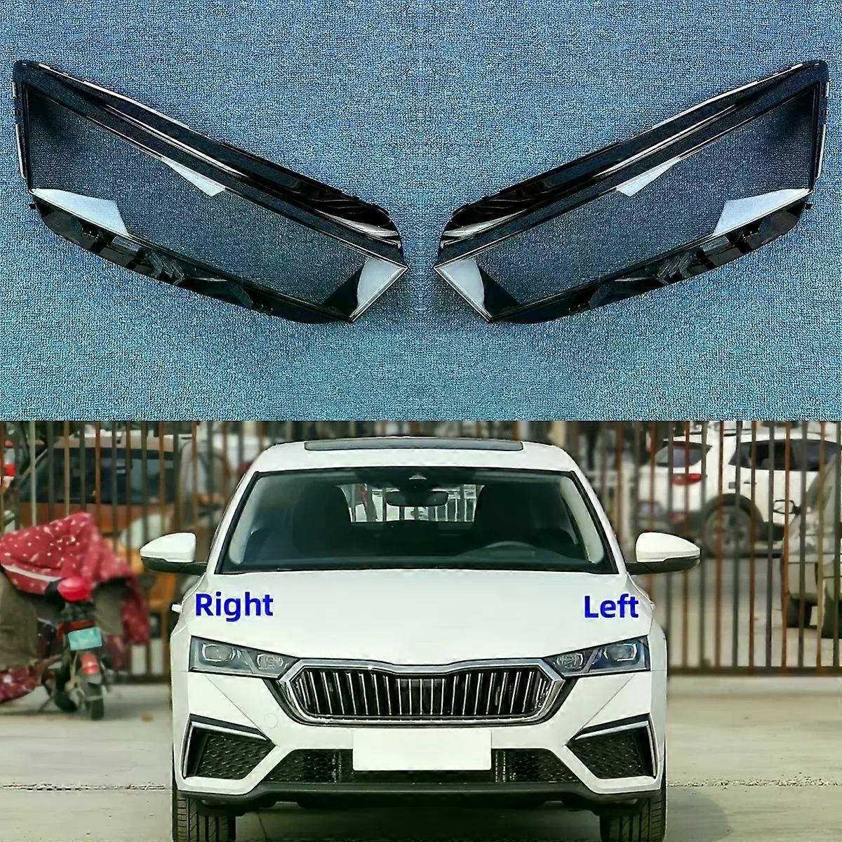 High qualityFor Skoda Octavia 2021 2022 2023 2024 Car Accesorries Glass Headlights Replace The Original Lampshade