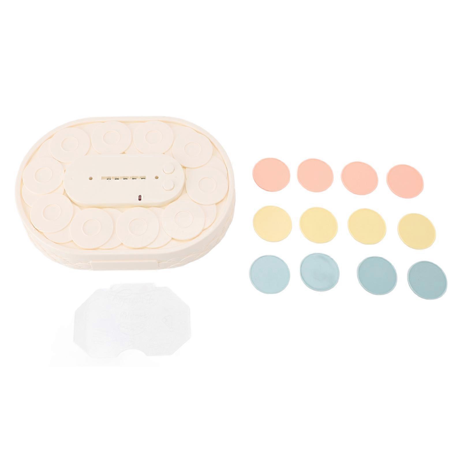 Turntable Cupcake Display Stand with Music and LED Lights Automatic Rotating Plates Cupcake Holder for Birthday Parties and Events