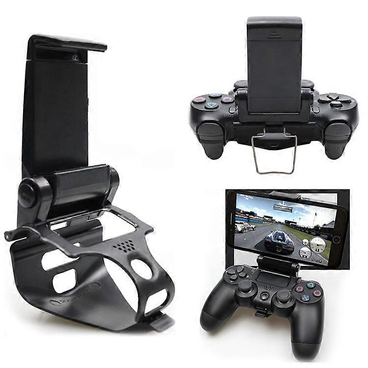 For PS4 Controller Cell Phone Mount Clip Holder Remote Play Adjustable Phone Gaming Clamp Stand