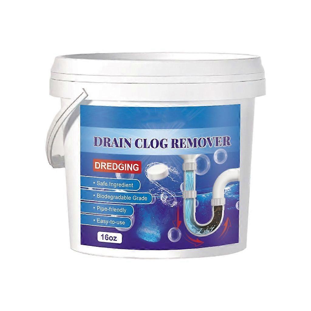 20pcs/jar Drain Clog Remover Sewer Cleaning Sheets Pipe Dredging Tool Prevent