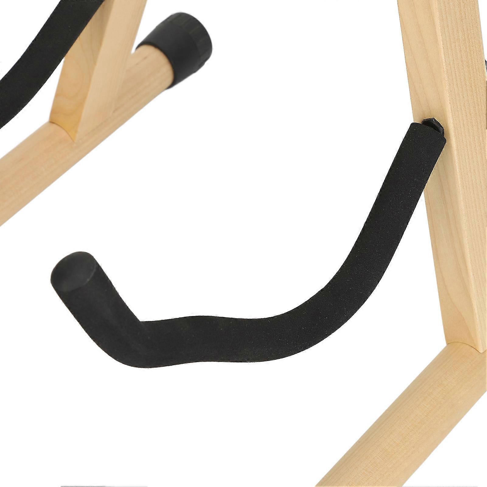 Foldable and Adjustable Beech Wood Acoustic Guitar Stand for Mandolin