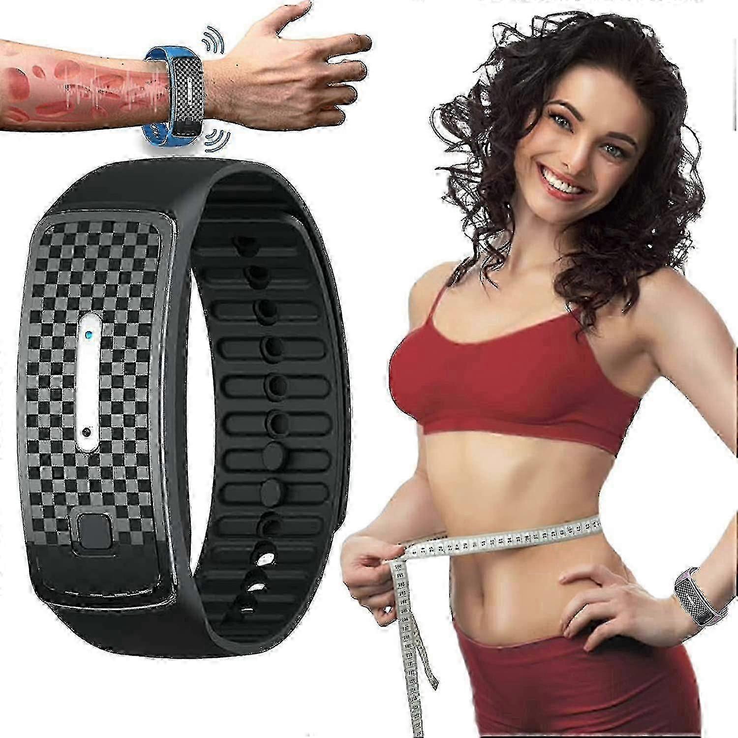超音波ボディスカルプティングリストバンド、男性と女性のためのリンパドレナージ磁気ブレスレット