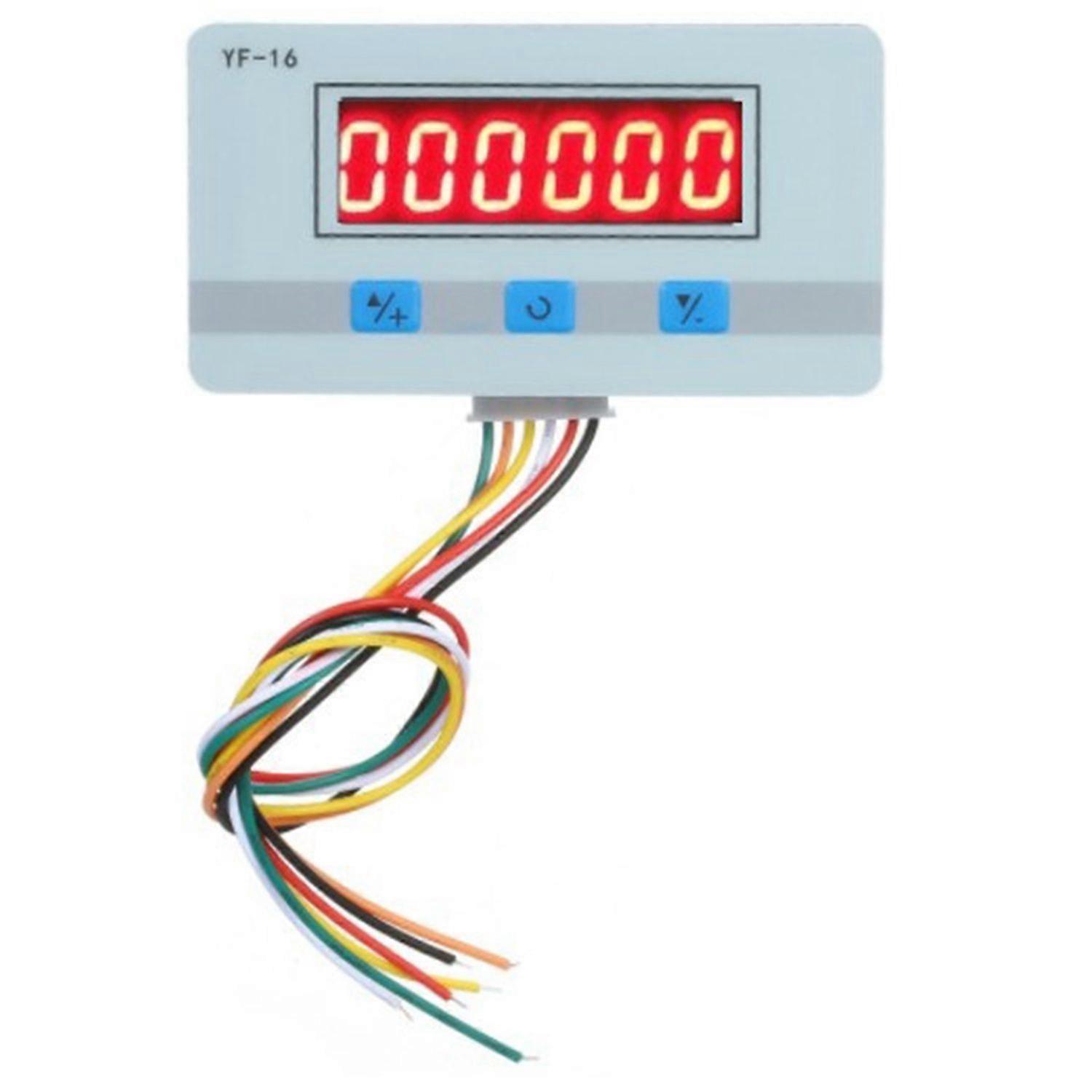 Cyfrowy moduł licznika Licznik godzin DC / AC5V-24V Mini kalkulator Elektroniczny sumator z interfejsem sygnału NPN i PNP