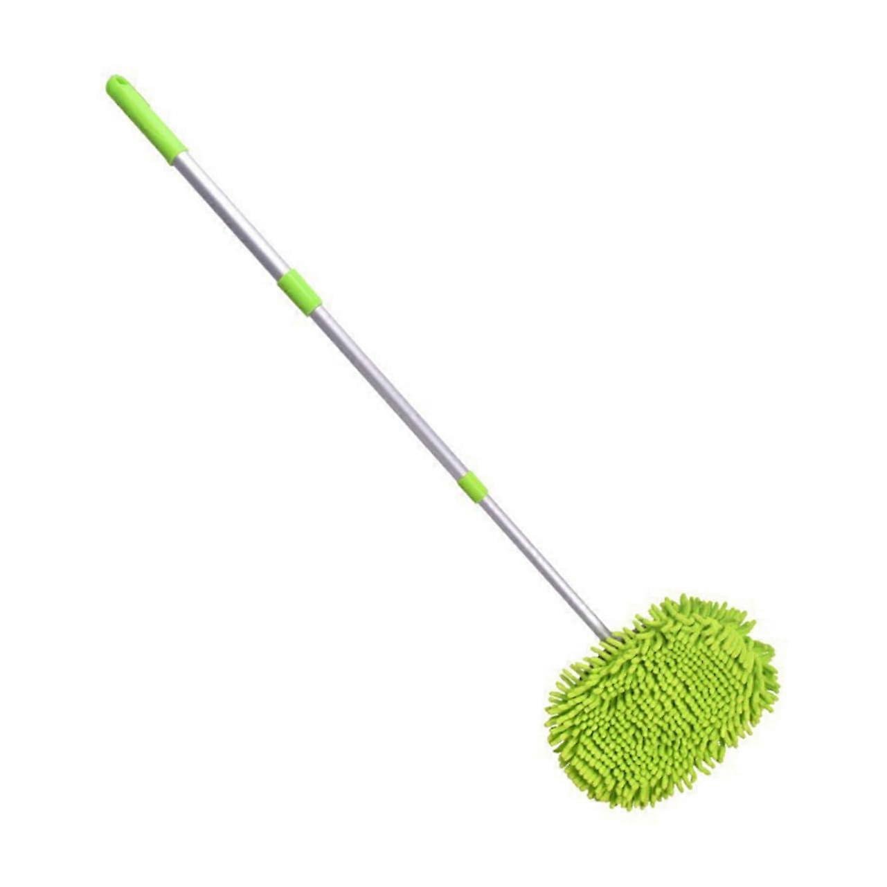 Long Handle Car Mop Telescopic Adjustable Pole Lint Sponge Head For Car Cleaning