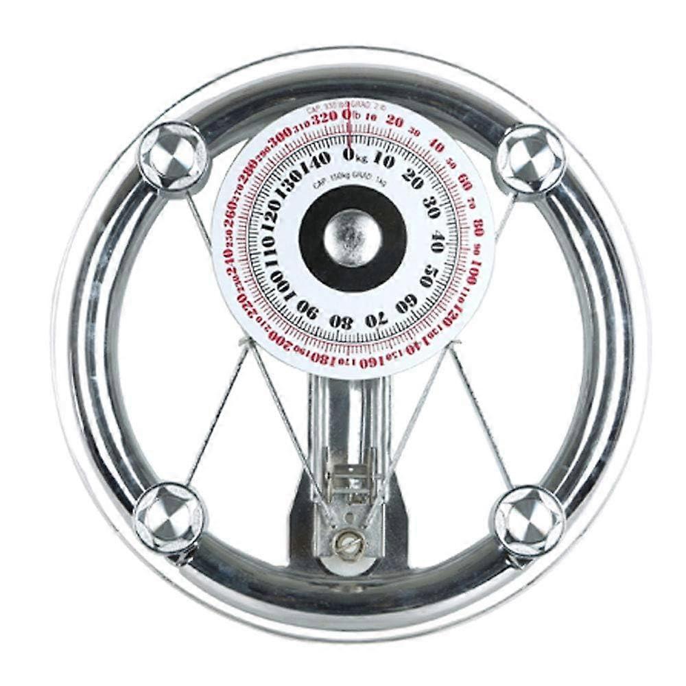 Body Weight Scale with Large Dial, Double Tempered Glass, Mechanical Design, Precision Measuring, Eco-Friendly Digital Scale