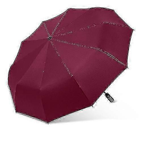 21 inch automatic tri-fold umbrella 306 handle windproof sunscreen gift umbrella