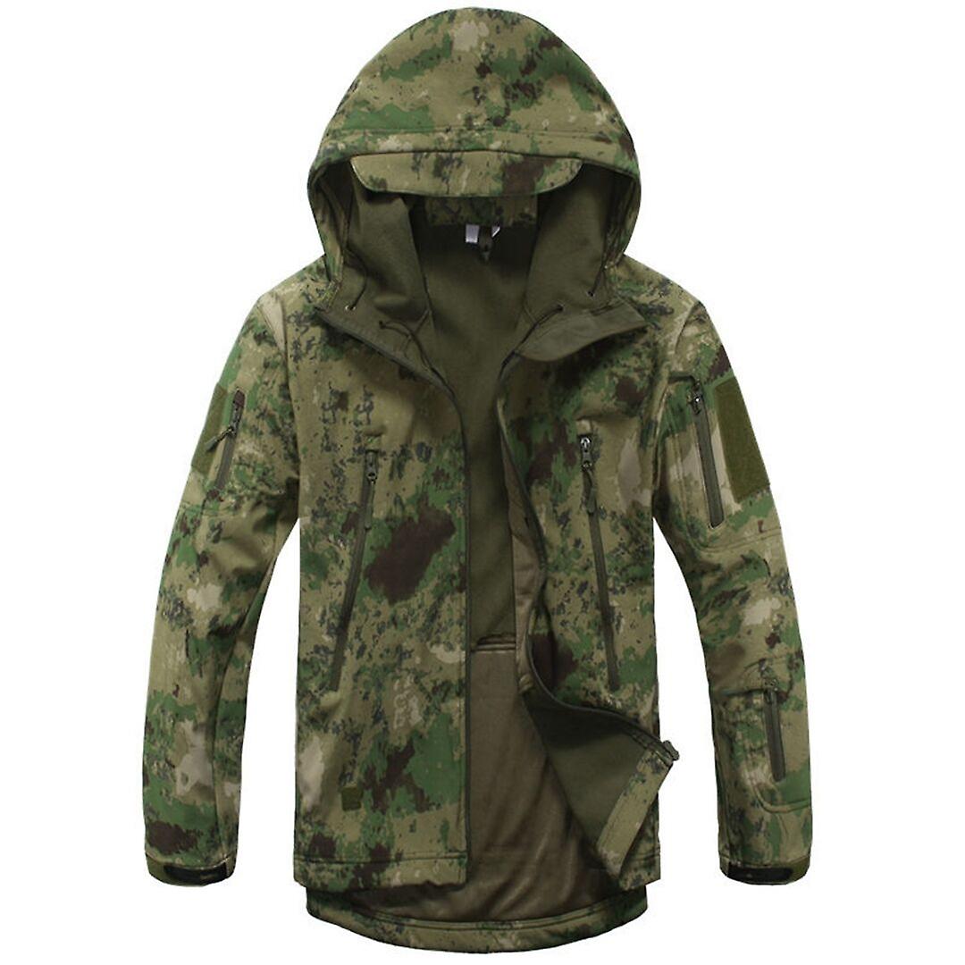 Mens Russian Camo Soft Tactical Jacket