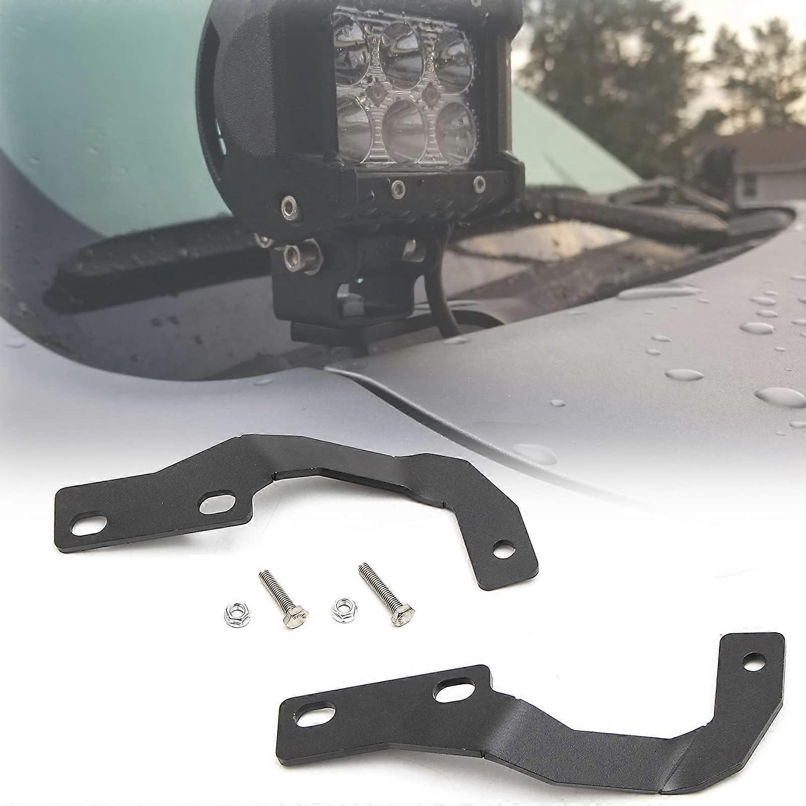 4Runner Ditch Light Bracket LED Pods Hood Mount Brackets Compatible with Toyota 4Runner 2010
