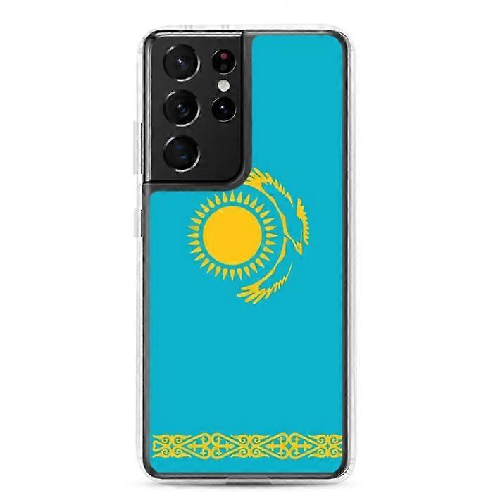 Phone Case - Samsung - Galaxy S21 Plus - Kazakhstan Flag - Flexible - Multicolor
