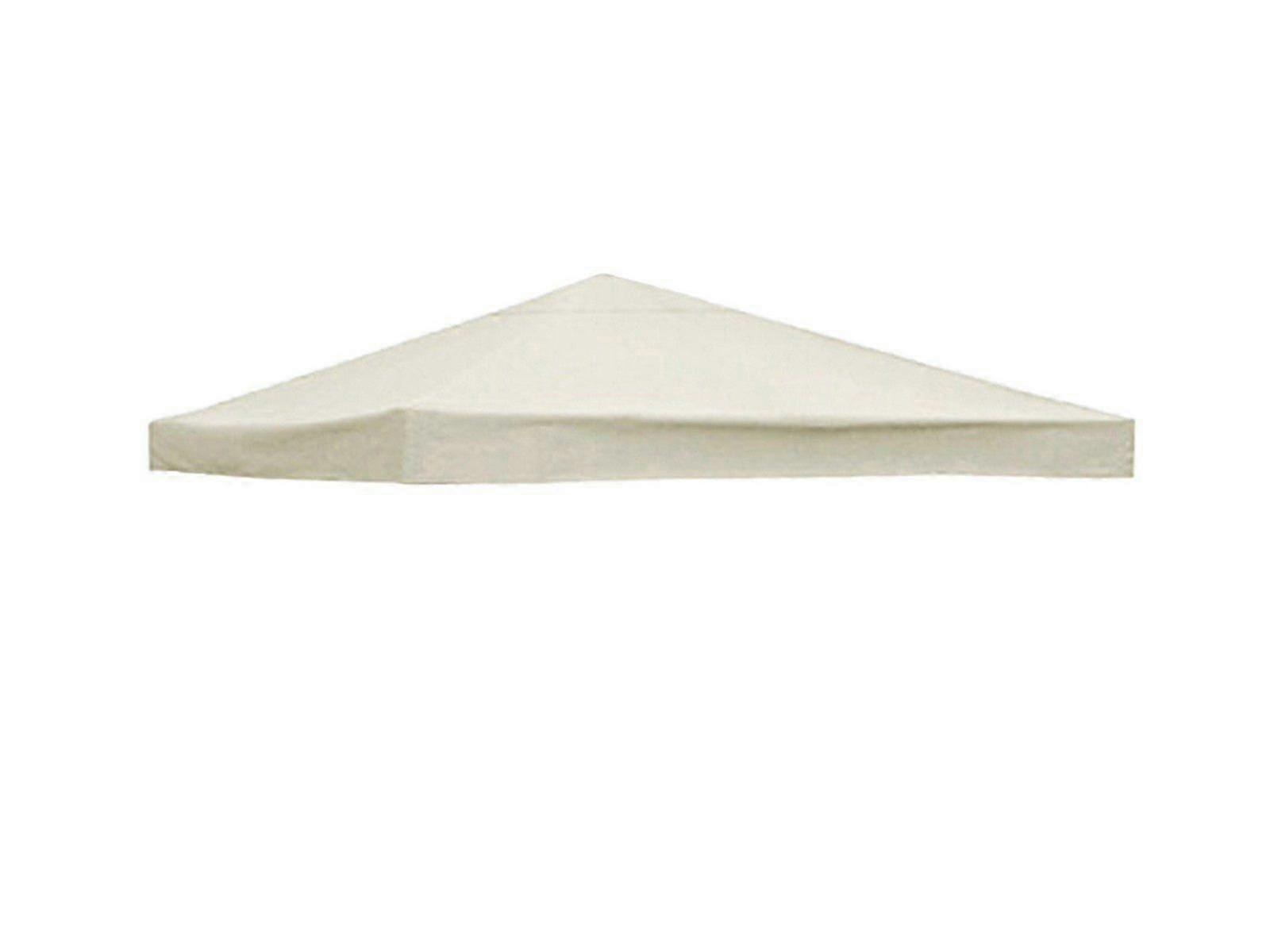 Single Cover - Beige Tier 3x3m Gazebo Top Cover Garden Canopy Replacement Top